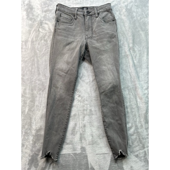Kut From The Kloth Womens Sz 2P  Black Jeans Ankle Skinny Stretch Denim Cropped - Picture 1 of 15